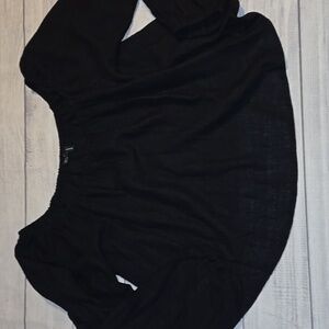 ASOS Women's Off the Shoulder Blouse Black Size 14 NWOT
